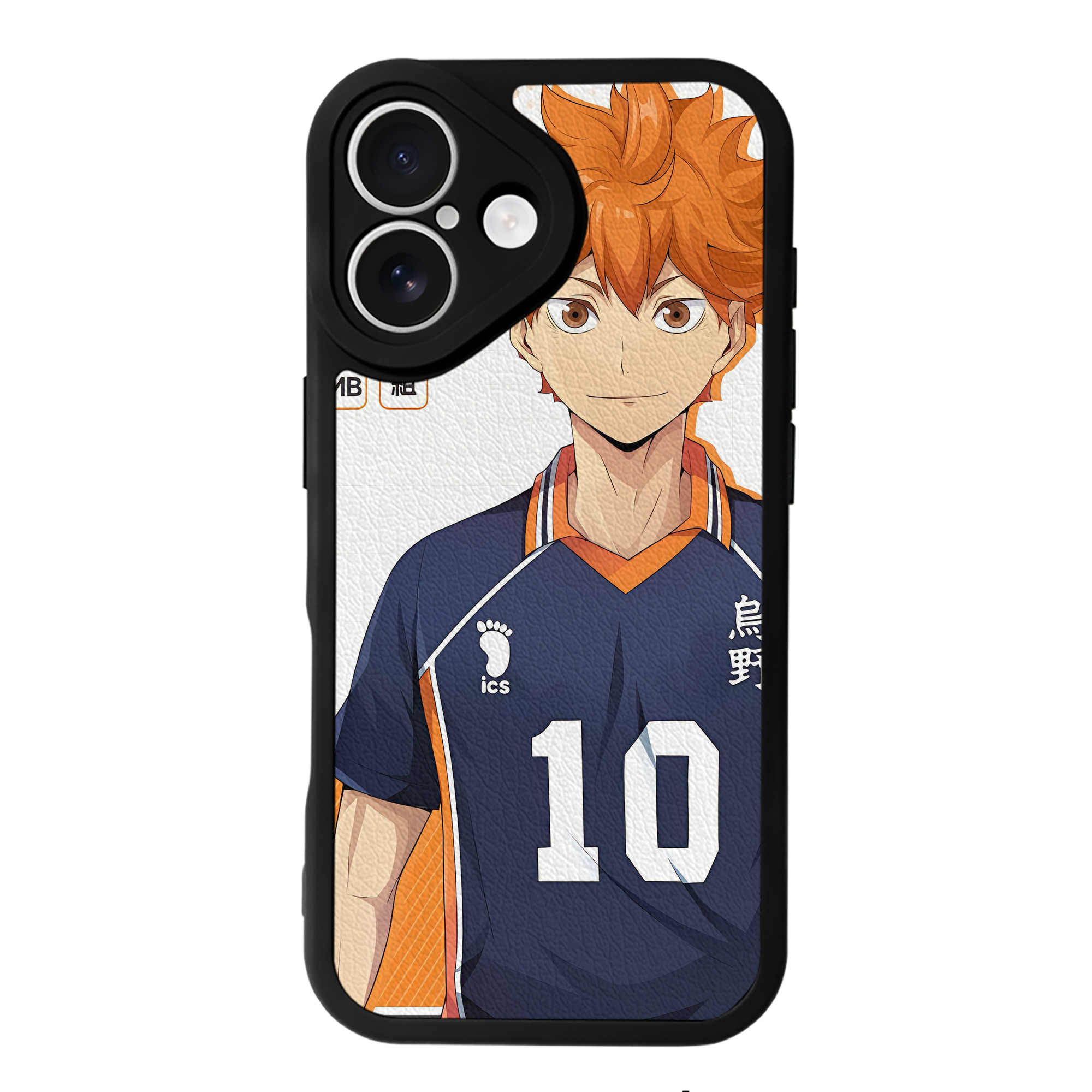 （画像用） ハイキュー!! Haikyu!! 【iPhone 16シリーズ対応】シリコンスマホケース（レザー調） 材質：シリコン